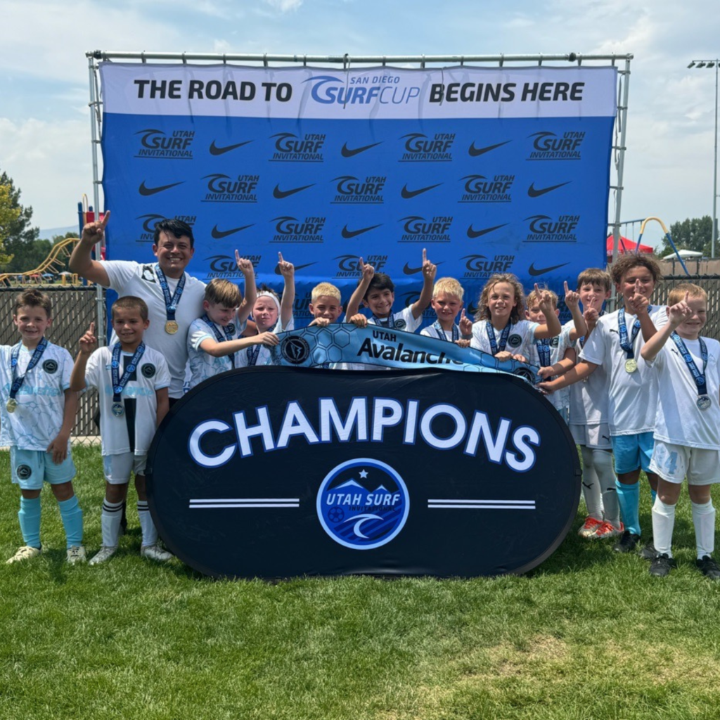 U10 Boys Champions in 2024 Surf Cup